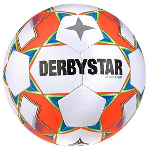 DERBYSTAR Atmos Light AG 350g Leicht-Fußball für Kunstrasenplätze weiß/orange/blau
