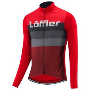 Löffler  Bike L/S Jersey Messenger Mid - Fietsshirt, rood