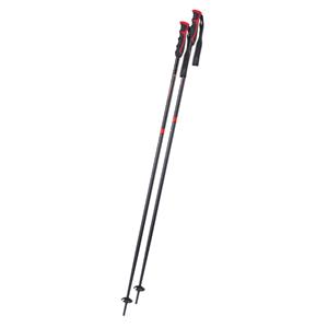 Komperdell Booster Speed Aluminium skistokken - Zwart/rood - 125 cm
