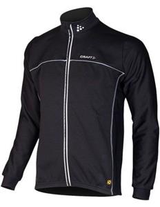 Craft Thermo Schaatsjack windstopper flatlock zwart