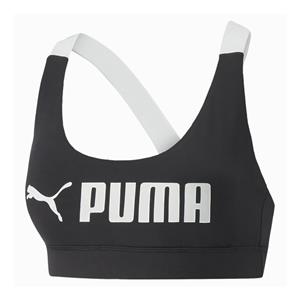Sport-bh Puma Schwarz Weiß Bunt
