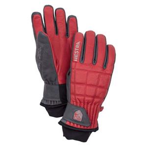 Hestra Henrik Leather Pro skihandschoenen rood/grijs, 7