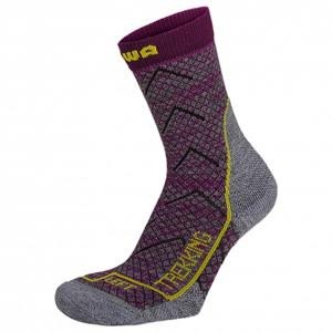 Lowa  Socken Kids - Multifunctionele sokken, purper/grijs