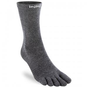 Injinji  Liner Crew Wool - Multifunctionele sokken, grijs