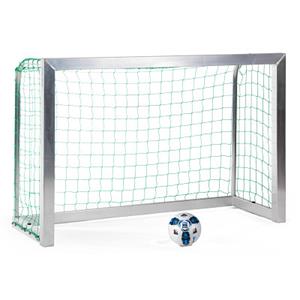 Sport-Thieme Mini-voetbaldoel, volledig gelast, Incl. net, groen (mw 10 cm), 1,80x1,20 m, Tortiefe 0,70 m