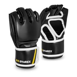 Gymrex MMA Handschoenen - maat S / M - zwart / rood - zonder duimen