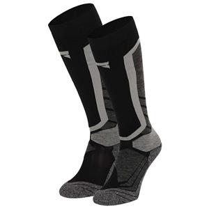 Xtreme Sockswear Xtreme Snowboard Sokken 2-pack Multi Black