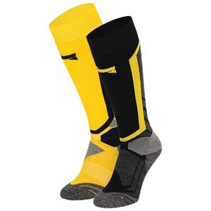 Xtreme Sockswear Xtreme Snowboard Sokken 2-pack Multi Yellow