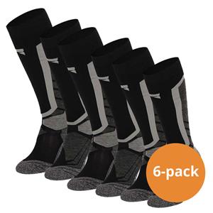 Xtreme Sockswear Xtreme Snowboard Sokken 6-pack Multi Black