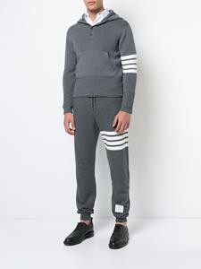 Thom Browne Classic Sweatpant With Engineered 4-Bar In Classic Loop Back - Grijs