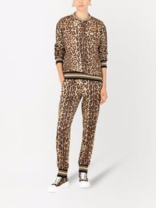 Dolce & Gabbana Trainingsbroek met luipaardprint - Bruin