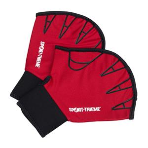 Sport-Thieme Aqua-Fitness-Handschoenen, open, M, 25x18 cm, rood