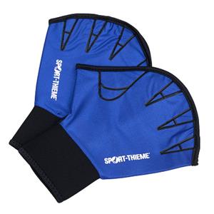 Sport-Thieme Aqua-Fitness-Handschoenen, open, L, 26,5x19 cm, blauw