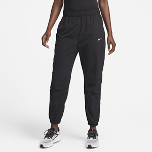 Nike Dri-FIT Fast 7/8-hardloopbroek met halfhoge taille voor warming-up voor dames - Zwart
