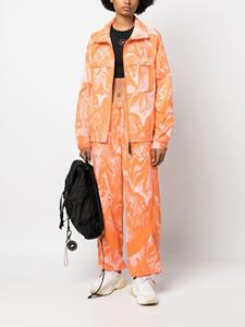 Adidas by Stella McCartney Bikerjack met abstract patroon - Oranje