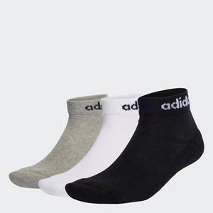 Adidas performance 3er Pack adidas Linear Cushioned Ankle Socken 83F7 - mgreyh/white/black
