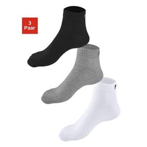 Fila Korte sokken met geborduurd logo (3 paar)