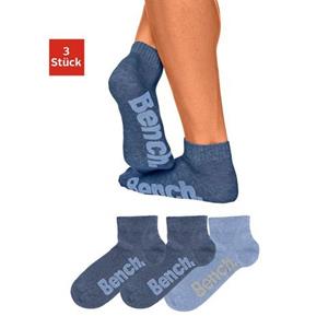 Bench. Korte sokken met comfortabele ribboorden (set, 3 paar)