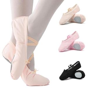 Chic Bag Ballet Kinderpantoffels Balletschoenen voor meisjes Canvas Dansschoenen Dans Gymnastiek Yoga Flats