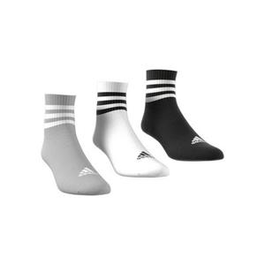 Adidas performance 3er Pack adidas 3-Streifen Cushioned Sportswear Mid-Cut Sportsocken Herren 83F7 - mgreyh/white/black