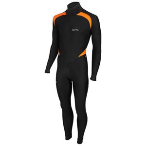 Thermo Schaatspak CB zwart/oranje unisex