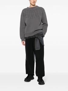 Maison Mihara Yasuhiro layered-design cotton track pants - Grijs