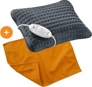 Beurer HK 48 elektrisch warmtekussen inclusief kussenhoes Oker oranje