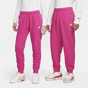 Nike Sportswear Club Fleece Joggingbroek met halfhoge taille voor dames - Roze