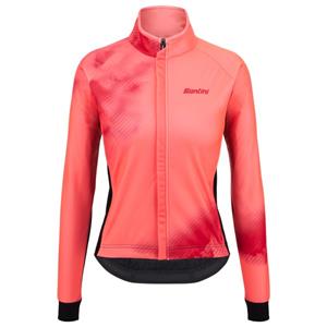 Santini  Women's Pure Dye Winter Ready Cycling Jacket - Fietsjack, rood