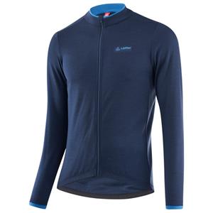 Löffler  Bike L/S Jersey Merino - Fietsshirt, blauw
