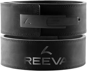 Reeva Lifting Belt van Nubik Leer - Zwarte RVS Gesp - 13 mm