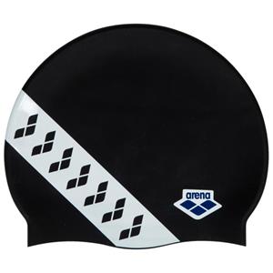 Arena  Icons Team Stripe Cap - Badmuts, zwart/wit