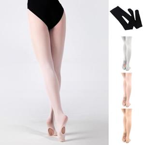 Zoeneed Nylon sok dans panty met voeten ballet voor volwassen kinderen
