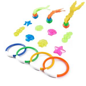 Benson Set van 15x stuks gekleurde duikspeeltjes zwembad speelgoed -