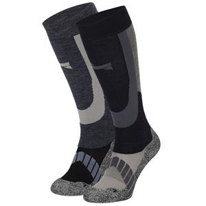 Xtreme Sockswear Xtreme Skisokken Unisex 2-pack Multi Navy-39/42