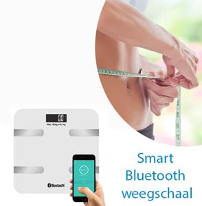 Dealrunner Je gezondheid goed bijhouden met de Smart Bluetooth weegschaal
