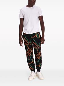 Polo Ralph Lauren Bridle-print drawstring track pants - Zwart