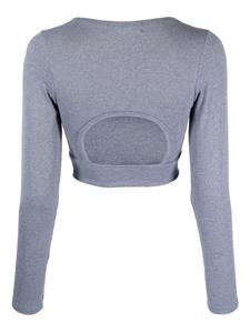 ELECTRIC & ROSE Kennedy cut-out compression top - Blauw