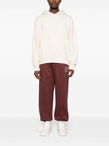 PACCBET logo-embroidered cotton track pants - Rood
