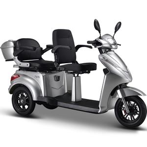 IVA E1000 Duo Zilver - Elektrische Scooter