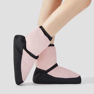 Xuge 1 Pair Ballet Warm Shoes Stylish Durable Professional Thickened Polyester Cotton Dance Shoes for Winter