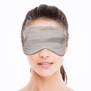 3x Luxe slaapmasker/ reismasker met zachte vulling grijs -