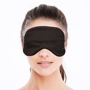 10x Luxe slaapmasker/ reismasker met zachte vulling zwart -