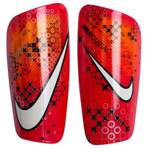 Nike Scheenbeschermers Mercurial Lite CR7 Dream Speed 7 - Rood/Bright Mandarin/Wit
