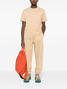 Kenzo logo-embroidered cotton track pants - Beige