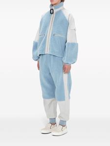 JW Anderson two-tone panelled drawstring track pants - Blauw