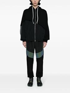 God's Masterful Children panelled track pants - Zwart