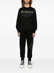 Alexander McQueen Trainingsbroek met logoprint - Zwart