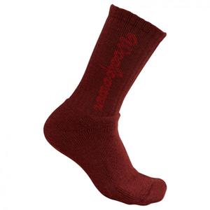 Woolpower  Kids Socks 400 Logo - Multifunctionele sokken, rood