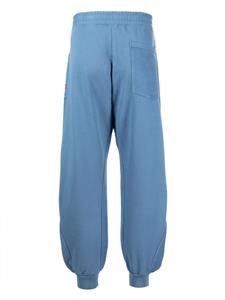 JW Anderson panelled organic cotton track pants - Blauw